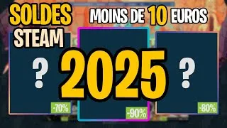 Miniature : SOLDES STEAM ÉTÉ 2025 - LES MEILLEURS JEUX À MOINS DE 10 EUROS !