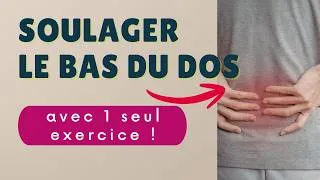 Miniature : Mal en bas du dos ? Exercice doux pour soulager rapidement 🫶🏼