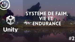 Miniature : COMMENT CREER UN JEU DE SURVIE EN 2D C# - FAIM, PV ET ENDURANCE