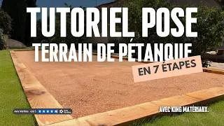 Miniature : Comment construire un terrain de pétanque ? Tutoriel complet avec kit prêt à poser