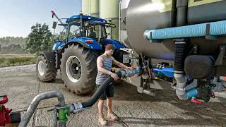 Miniature : Realistic Hose System to Spread Manure