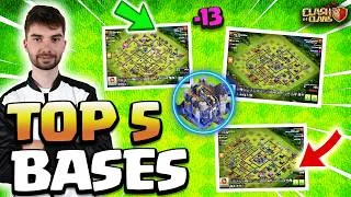 Miniature : Ces 5 bases LÉGENDE vont te faire monter FACILEMENT en Ligue Légende | Clash of Clans 🎯