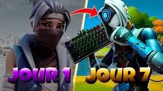 Miniature : 7 JOURS pour passer CLAVIER SOURIS ?! (fortnite)