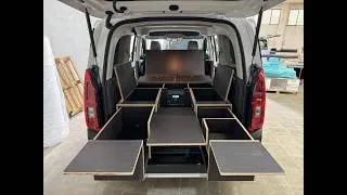 Miniature : Kit aménagement VW Caddy Maxi– Meuble camper amovible pour VW Caddy aménagé