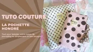 Miniature : 💃 Tuto couture : Cousez la pochette Honoré, votre pochette lecture ou journaling ! 💃