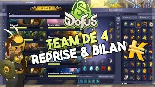 Miniature : DOFUS - DE RETOUR SUR LA TEAM DE 4, MAX DE KAMAS & RUSH DE SUCCES !