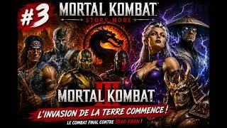 Miniature : 💀 Mortal Kombat 9 Story Mode #3 — L’Invasion de la Terre par Shao Kahn (MK3)