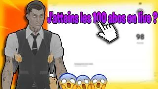 Miniature : j'atteins les 100 abos en live ( Merci )