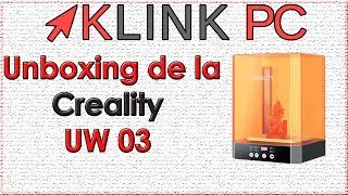Miniature : Unboxing et mise en marche de la UW 03 de chez Creality ! Machine à laver et à polymériser 360°