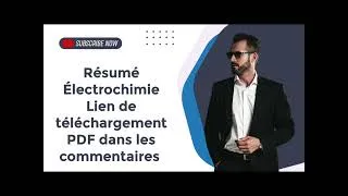 Miniature : Résumé Électrochimie L3