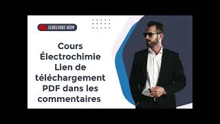 Miniature : Cours Électrochimie L3