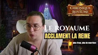 Miniature : Royaume acclame la reine