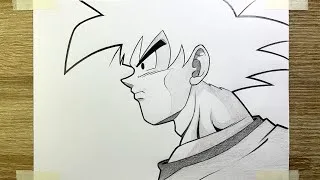 Miniature : Apprendre à dessiner Goku | Pas à pas pour tous