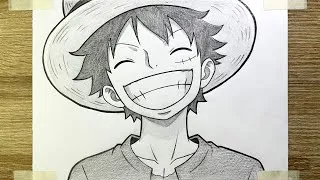 Miniature : Dessin manga facile | Comment dessiner Luffy étape par étape | Dessin manga One Piece