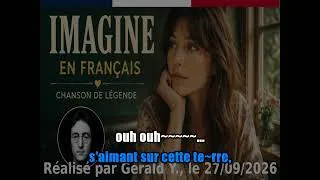 Miniature : I.A._Imagine (J. Lennon)(Revisitée en français)(2026)karaoké