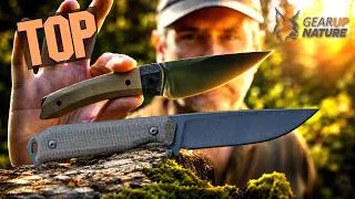 Miniature : Two great lightweight fixed-blade knives for hiking - Kizer Begleiter and Momo.