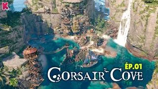 Miniature : On construit une splendide ville pirate sur la falaise ! - Corsair Cove 1.0 partie complète - ép.01