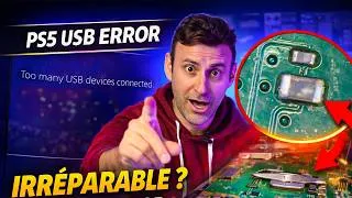 Miniature : PS5 “Too Many USB Devices Connected” : panne réputée irréparable… réparée !