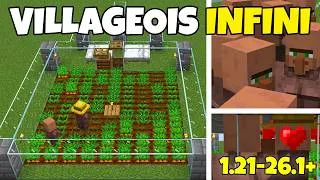 Miniature : La FERME À VILLAGEOIS la plus SIMPLE dans Minecraft !