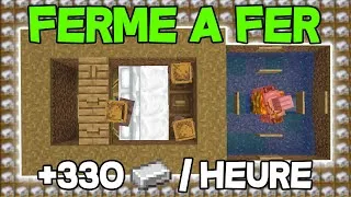 Miniature : [Tuto FR] La MEILLEURE Ferme à Fer Auto – Minecraft 1.21+