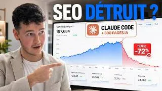 Miniature : Claude Code va tuer ton SEO ! Fais ça à la place !