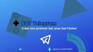 Miniature : Crée ton premier bot Telegram