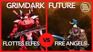 Miniature : CHASSE AU TITAN FANTOME - FLOTTES ELFES VERSUS FRERES PRIMAIRES - OPR GRIMDARK FUTURE