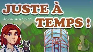 Miniature : J'ai réussi juste avant l'hiver… ❄️ | Stardew Valley #6