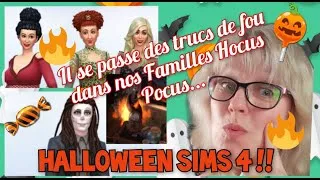 Miniature : HALLOWEEN SIMS 4 Il se passe des trucs de fou dans nos Familles HOCUS POCUS!!