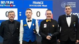 Miniature : CEB All In One 2026 - 3 Cushion National teams Final - France vs Belgium