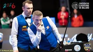 Miniature : CEB All In One 2026 - 3 Cushion National teams Semi Final - France vs Sweden
