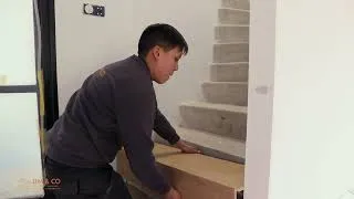 Miniature : Avant/Après habillage d’escalier en bois | Artisan ébéniste Béthune