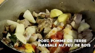 Miniature : Porc pomme de terre massalé : un trésor de la cuisine réunionnaise au feu de bois