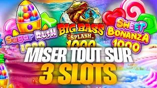 Miniature : JE MISE TOUT SUR LES 3 SLOTS QUE J'ADORE FULL ACHAT SUPER BONUS