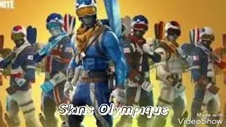 Miniature : Nouveaux Skins Olympique Fortnite