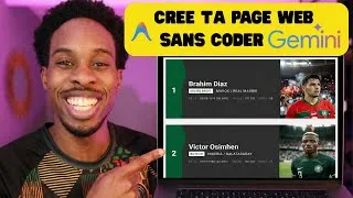Miniature : Créer des fiches joueurs (stats + photos) SANS CODER avec Antigravity et Gemini