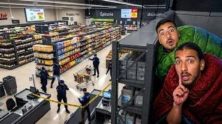 Miniature : S'INFILTRER TOUTE UNE NUIT DANS UN MAGASIN ( La sécurité intervient )