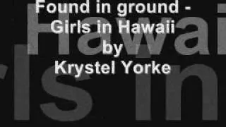 Miniature : Found in the ground cover - Girls in hawaii (acousic guitar)