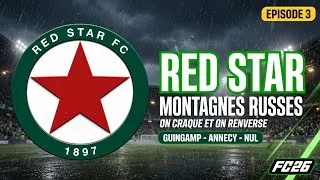 Miniature : CARRIÈRE MANAGER RED STAR #3 - ON SE FAIT DÉMONTER PUIS REMONTADA VS ANNECY! [VOD Twitch]