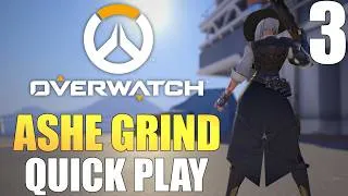 Miniature : Pluie de Headshots | Ashe training | Partie Rapide #3 - Overwatch FR