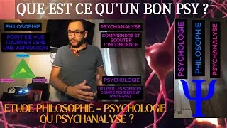 Miniature : UN BON PSY ? PSYCHOLOGIE - PSYCHANALYSE - PHILOSOPHIE - Partage de connaissance - L PSYCHO