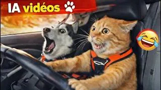 Miniature : LES VIDÉOS IA CHIEN & CHAT LES PLUS DRÔLES