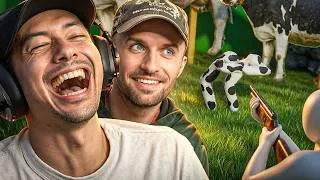 Miniature : FOU RIRE en plein CACHE-CACHE !! 🤣🤫 (Meccha Chameleon) ft. Squeezie, Gotaga, Doigby & Yann