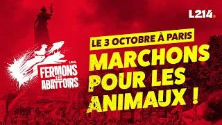 Miniature : Retour de la Marche pour la fermeture des abattoirs - 03.10.26