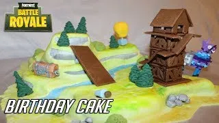 Miniature : Mon Gâteau d'anniversaire sur le Thème de Fortnite ! #Fortnite #BirthdayCake