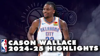 Miniature : 🔥Cason Wallace 2024-25 NBA season highlights with the Oklahoma City Thunder