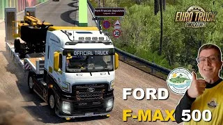Miniature : ETS2 1.55 - MAGNIFIQUE ROUTE sur AKOKAN ISLAND en FORD F-MAX 1850T