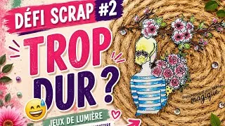 Miniature : 😅 Le défi scrap qui m'a donné le plus de fil à retordre ! | Défi scrap #2