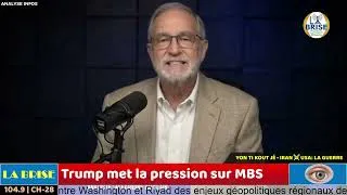 Miniature : Trump met la pression sur MBS : une faille stratégique qui pourrait profiter à l’Iran