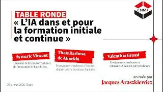 Miniature : L'IA dans et pour la formation initiale et continue en journalisme - CNMJ 2026